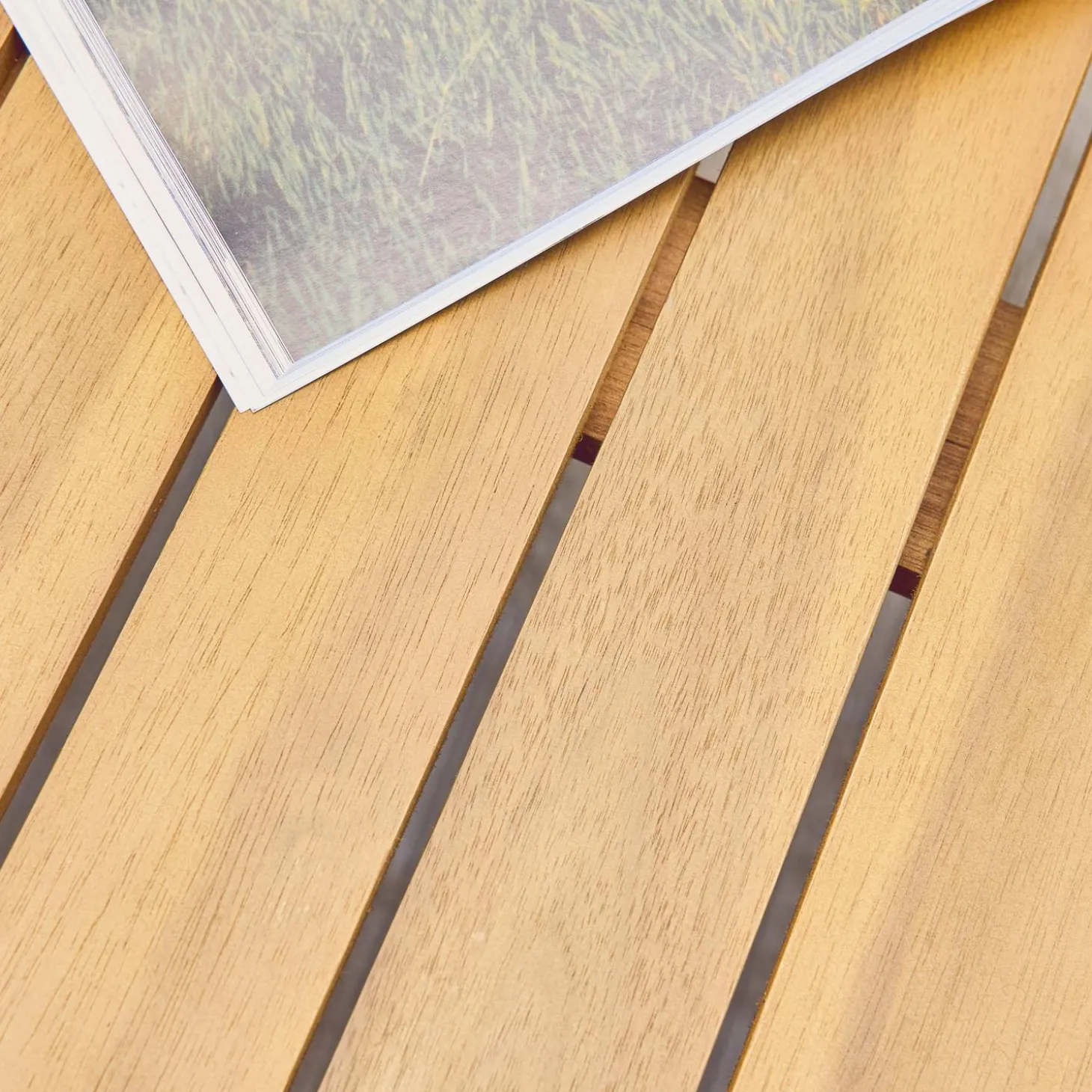 Acacia tuintafel met afgeronde hoeken, 8 personen