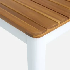 Acacia tuintafel met afgeronde hoeken, 8 personen