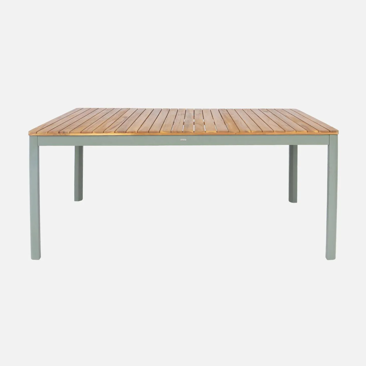 Acacia tuintafel met ronde hoeken, 8 stoelen
