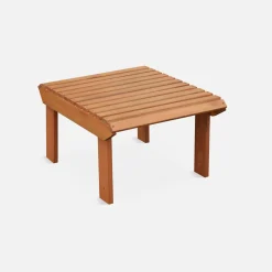 Adirondack tuinstoel met voetenbank