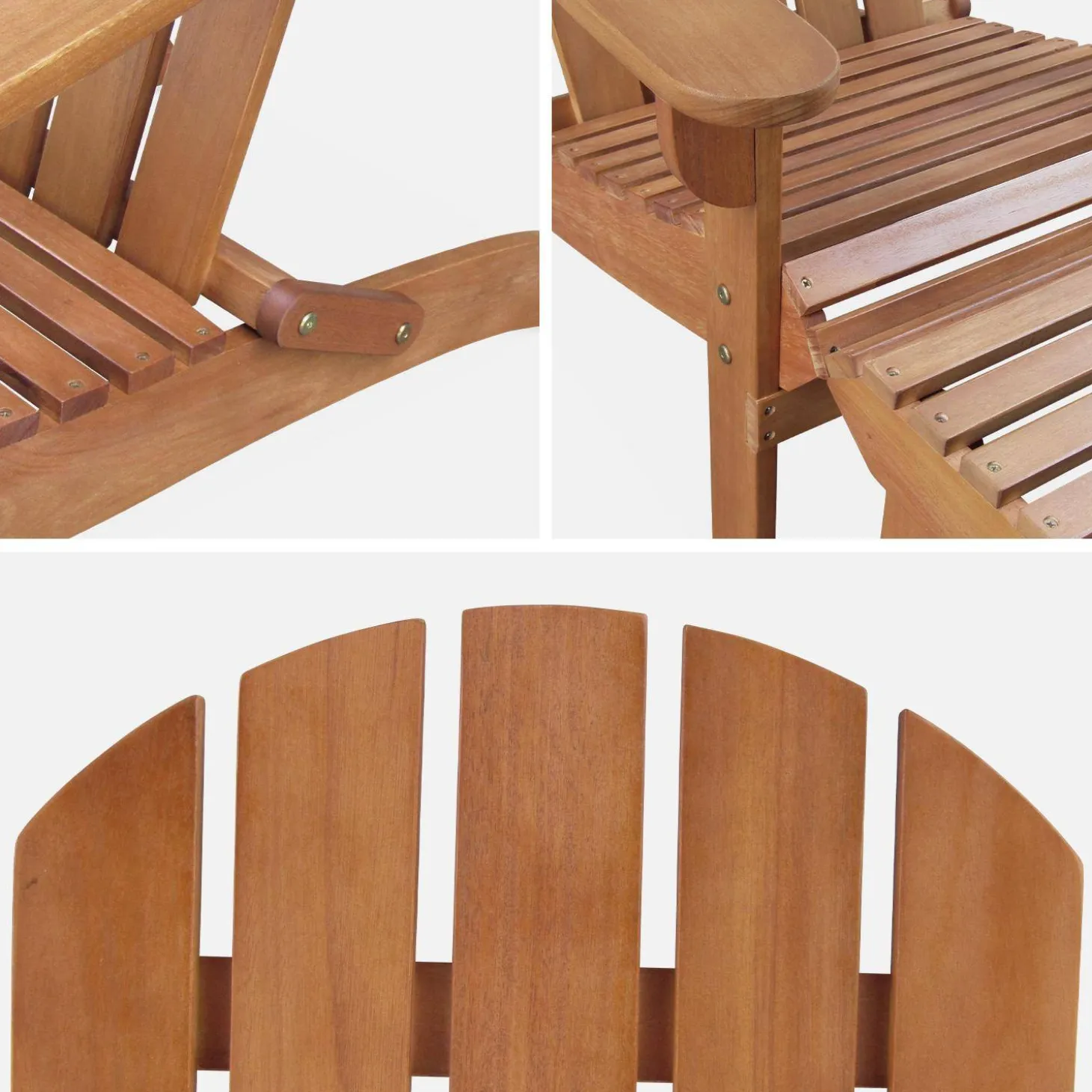 Adirondack tuinstoel met voetenbank