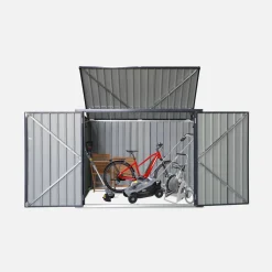 Afvalhok gegalvaniseerd staal, L173xB101xH 131-190 cm (1,75m2)