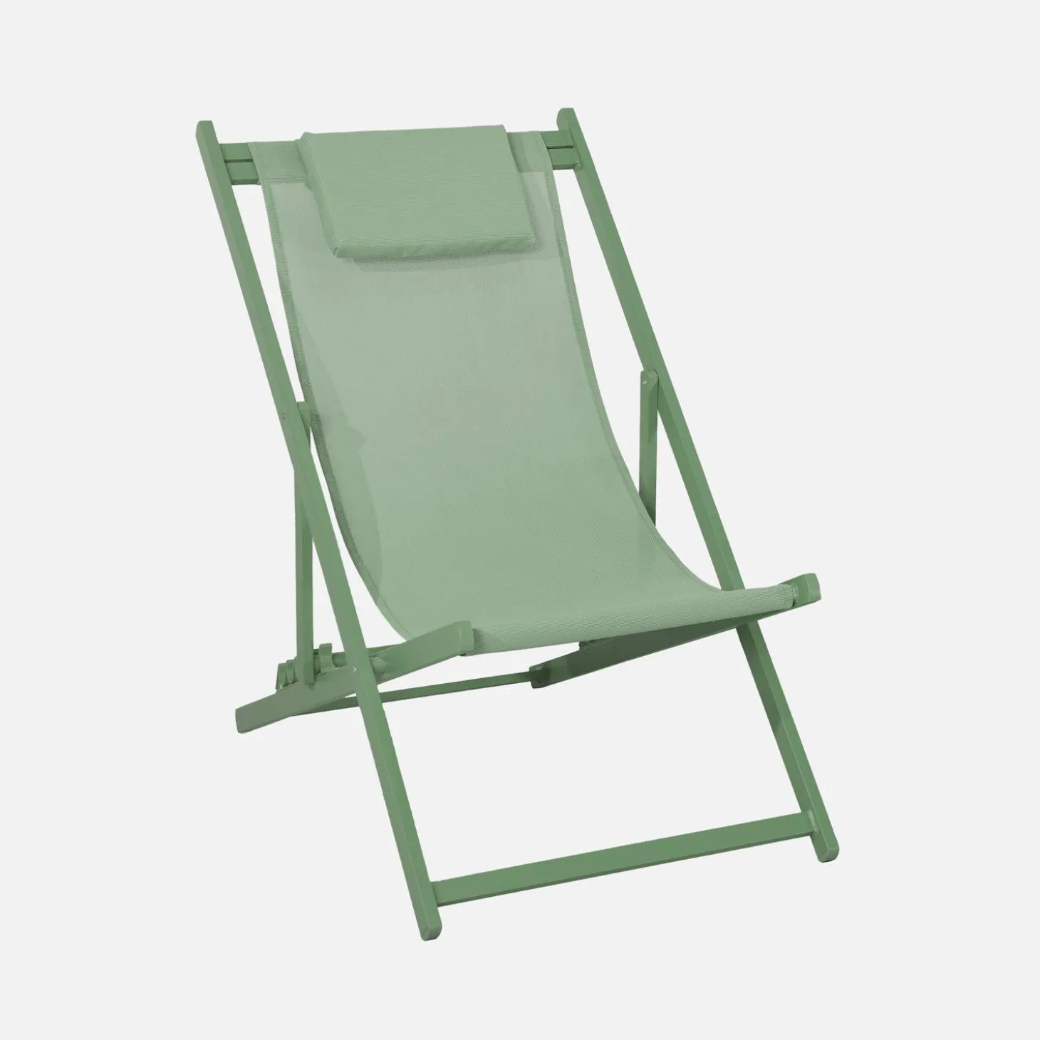 Aluminium ligstoel met meerdere posities (set van 2)