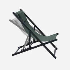 Aluminium ligstoel met meerdere posities (set van 2)