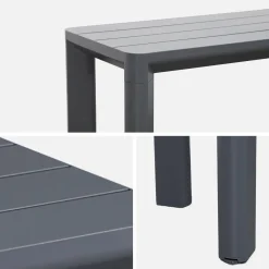 Aluminium tuinbank, 4 plaatsen