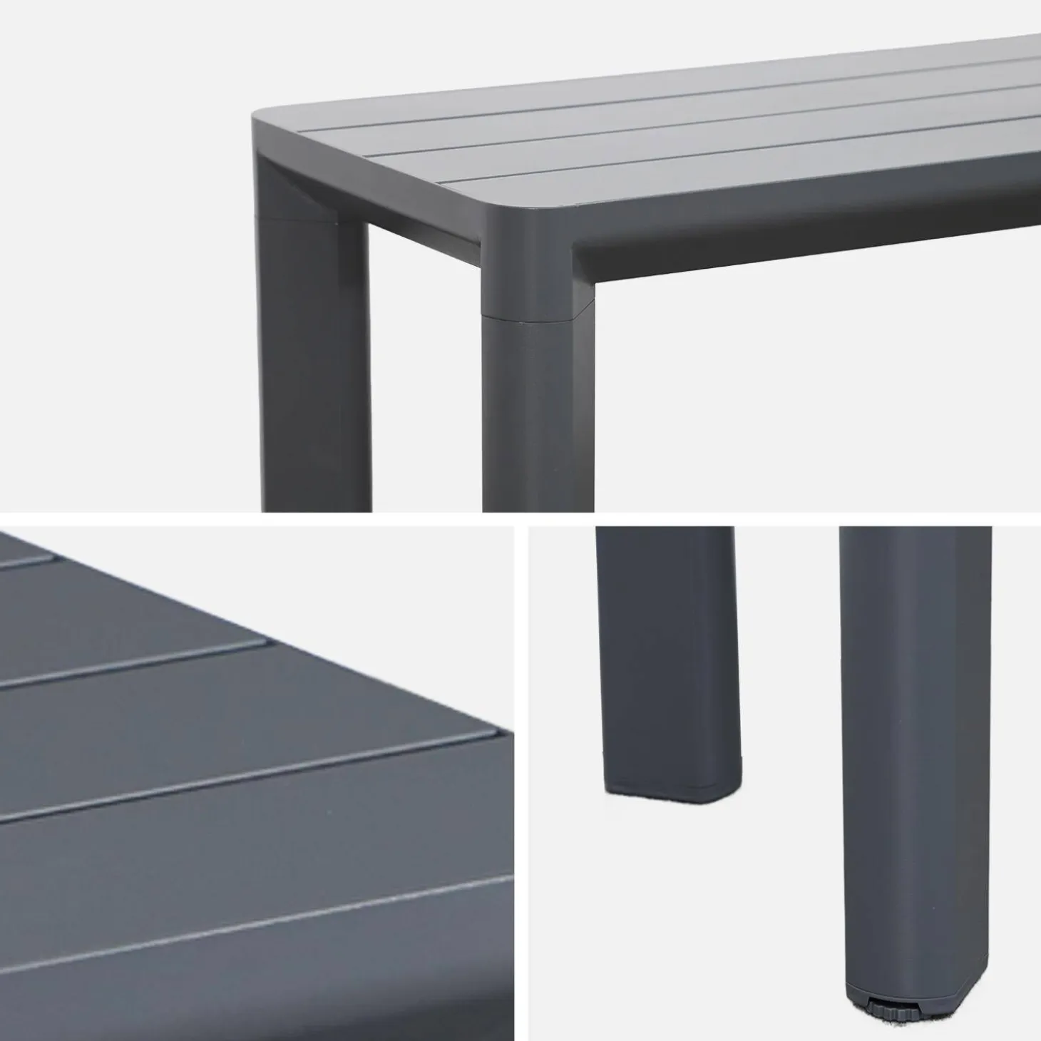 Aluminium tuinbank, 4 plaatsen
