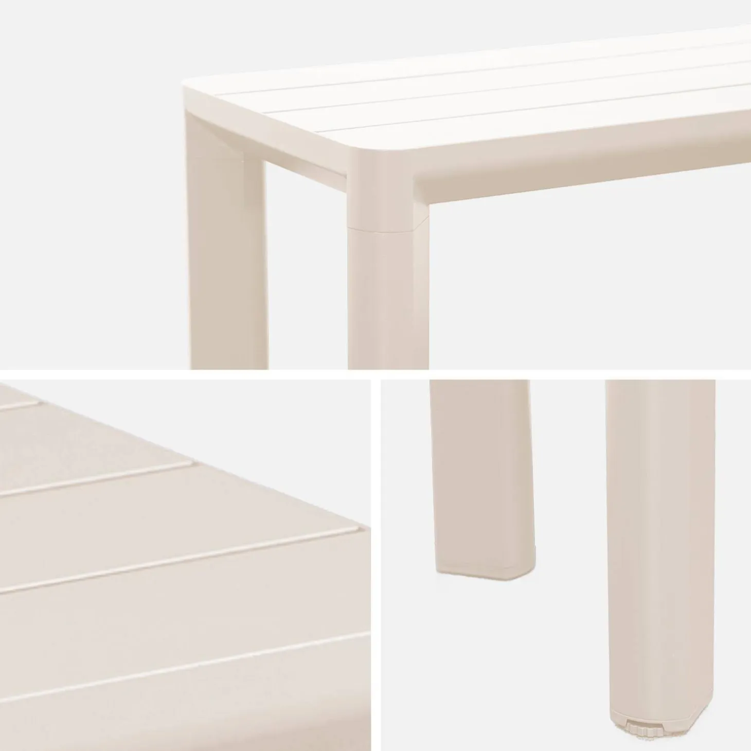 Aluminium tuinbank, 4 plaatsen