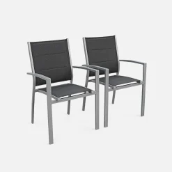 Aluminium tuinset 6 plaatsen