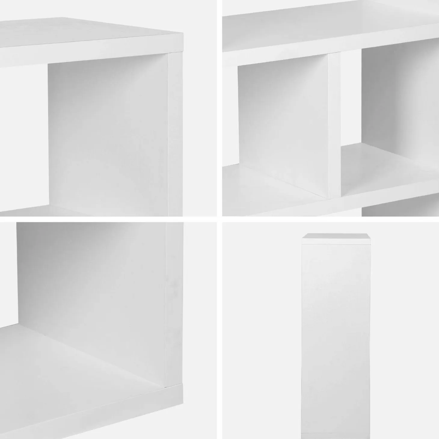 Asymmetrische vakkenkast 2x3 met 6 vakken
