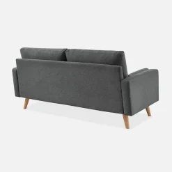 Bank 3 zitplaatsen stoffen bekleding