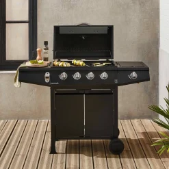 Barbecue op gas, 5 branders