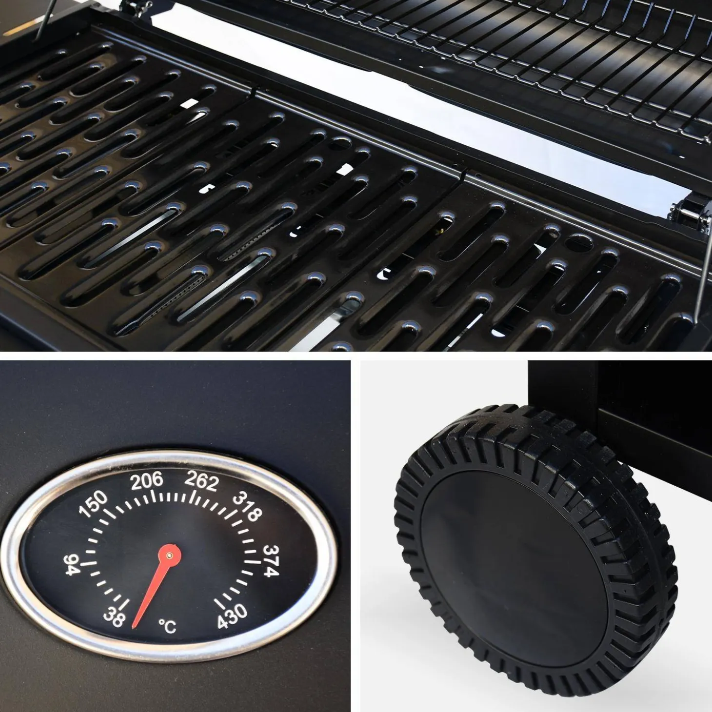 Barbecue op gas, 7 branders