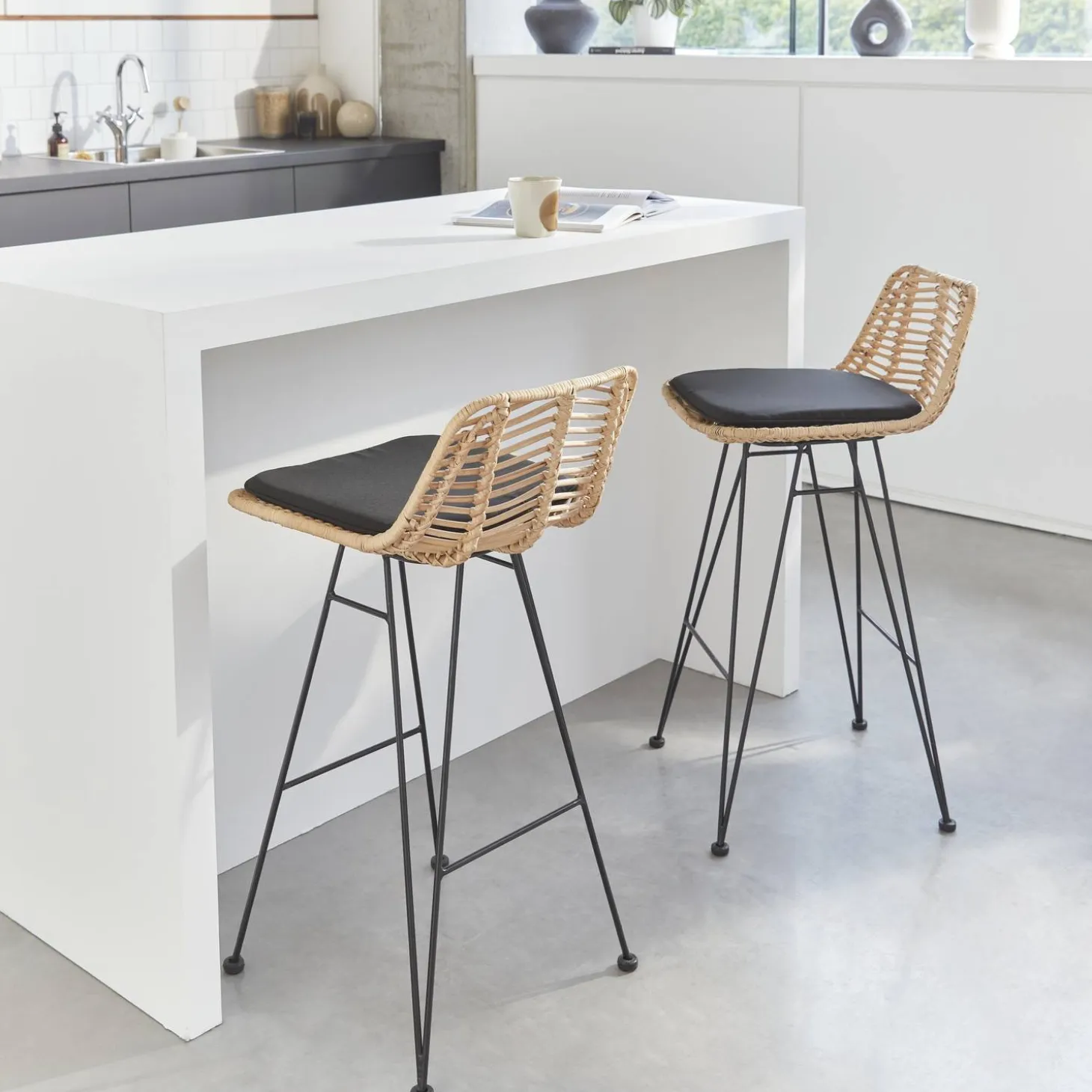 Barkruk, set van 2
