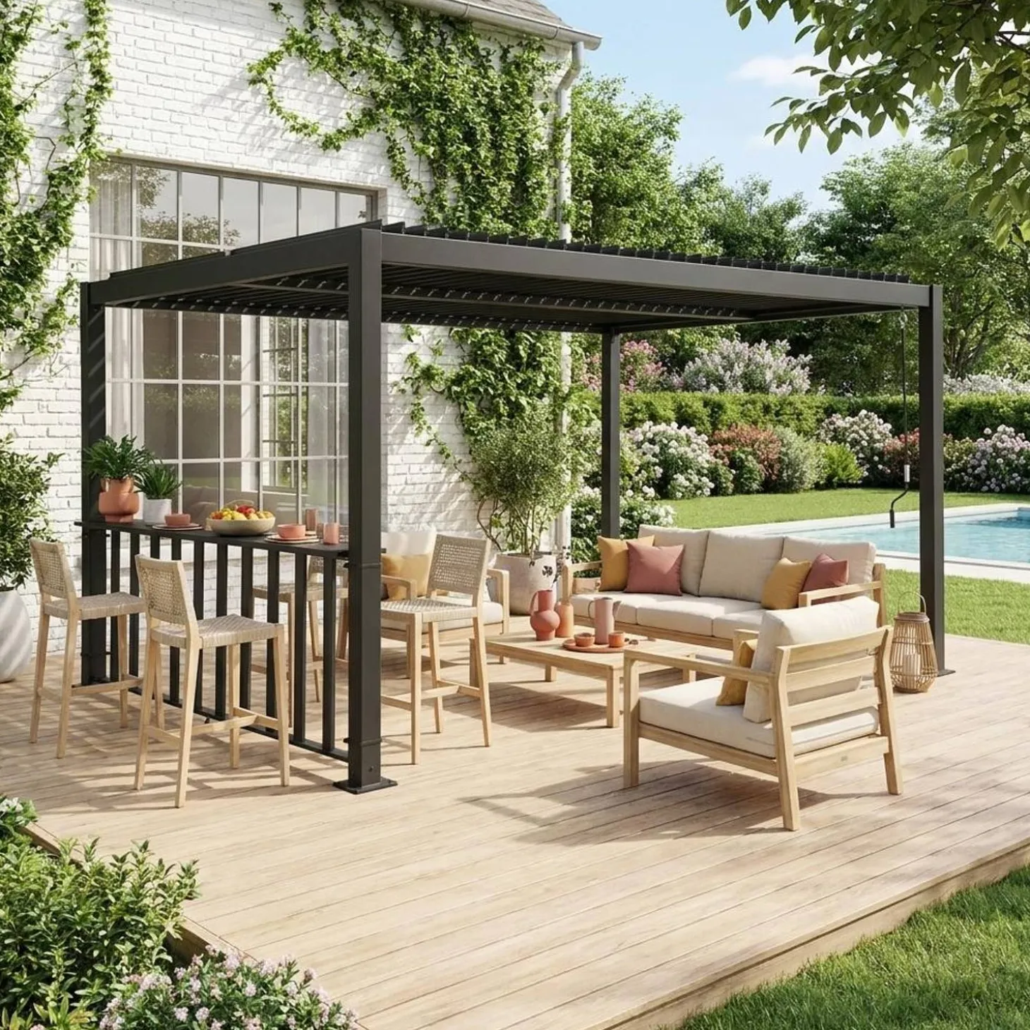 Bar 3m voor Palace pergola