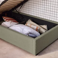 Bed met lattenbodem en hoofdeinde, 90 x 190cm