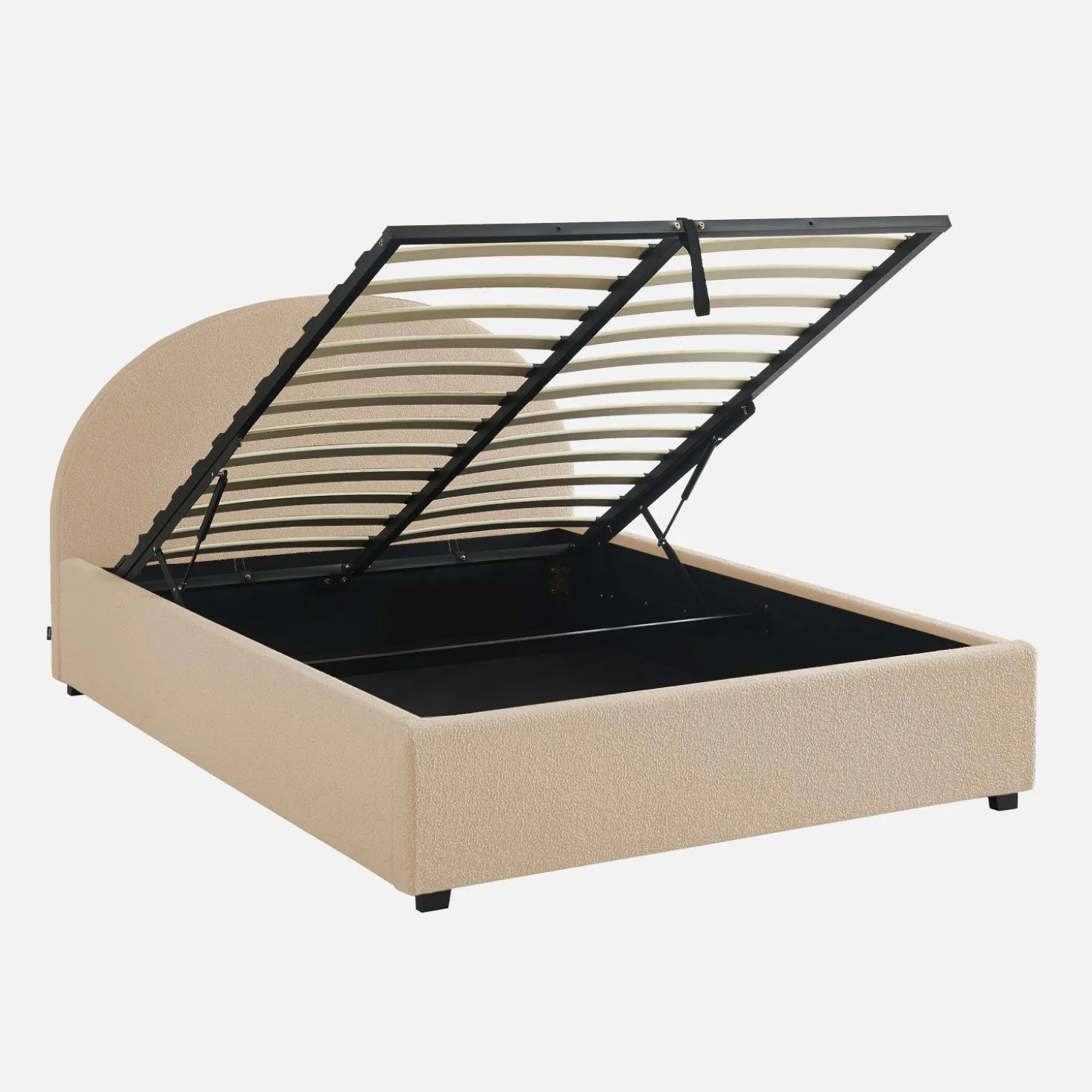 Bed met lattenbodem en hoofdeinde, 140 x 190cm