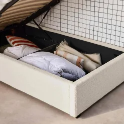 Bed met lattenbodem en hoofdeinde, 90 x 190cm