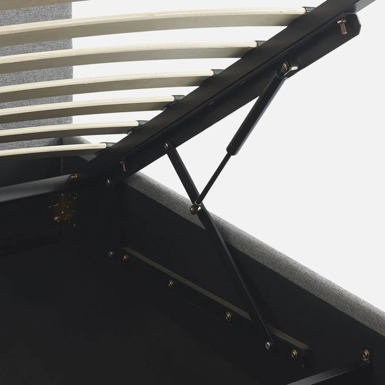 Bed met lattenbodem en hoofdeinde, 90 x 190cm