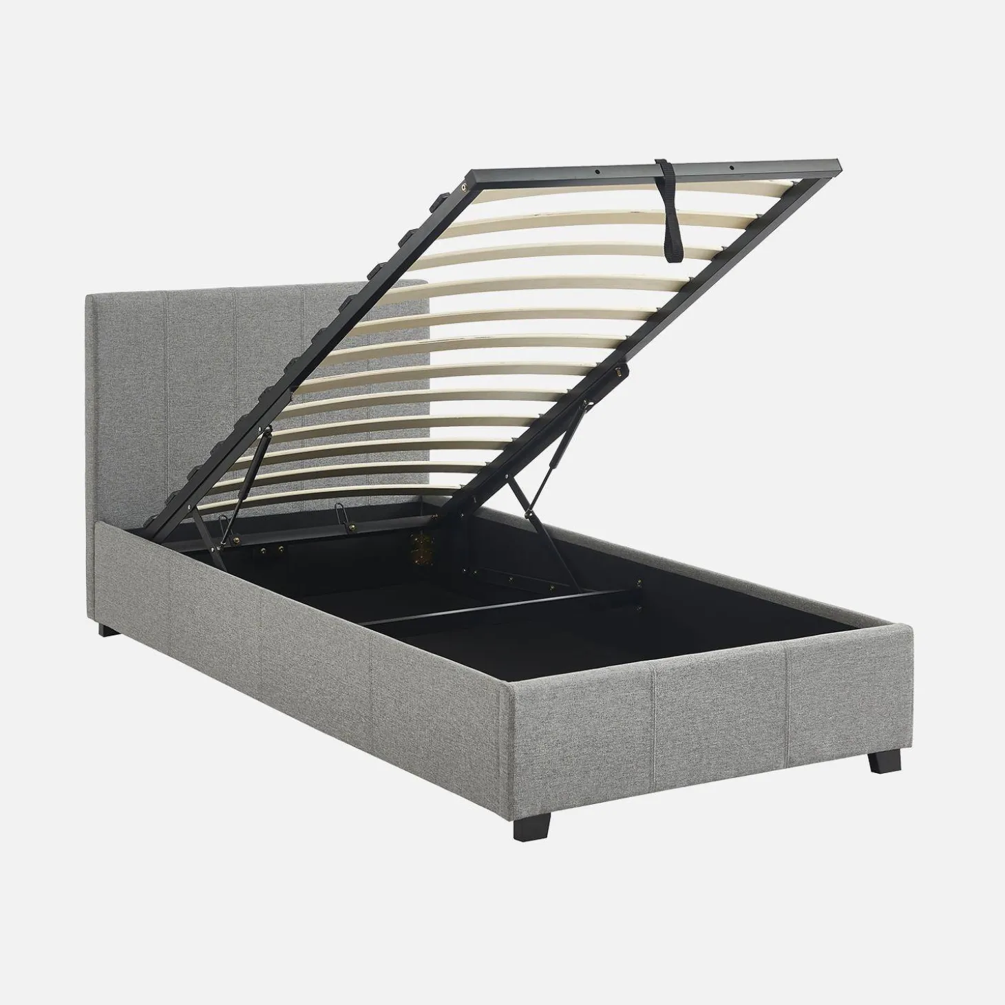 Bed met lattenbodem en hoofdeinde, 90 x 190cm