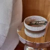 Bijzettafel, nachtkastje roestvrij staal Ø29,5 x H 48,5cm
