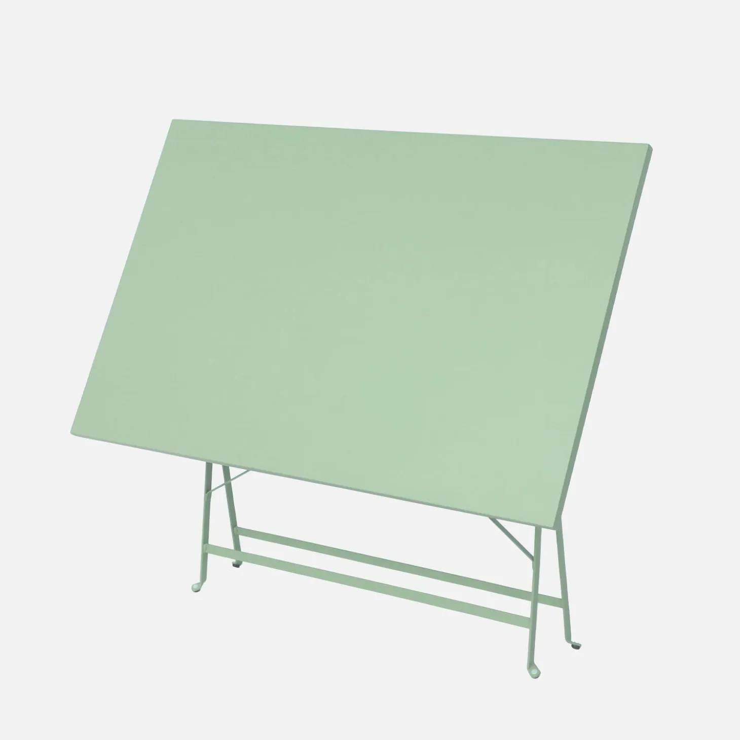Bistrotafel met 4 stoelen inklapbaar metaal 110 x 70cm