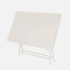 Bistrotafel met 4 stoelen inklapbaar metaal 110 x 70cm