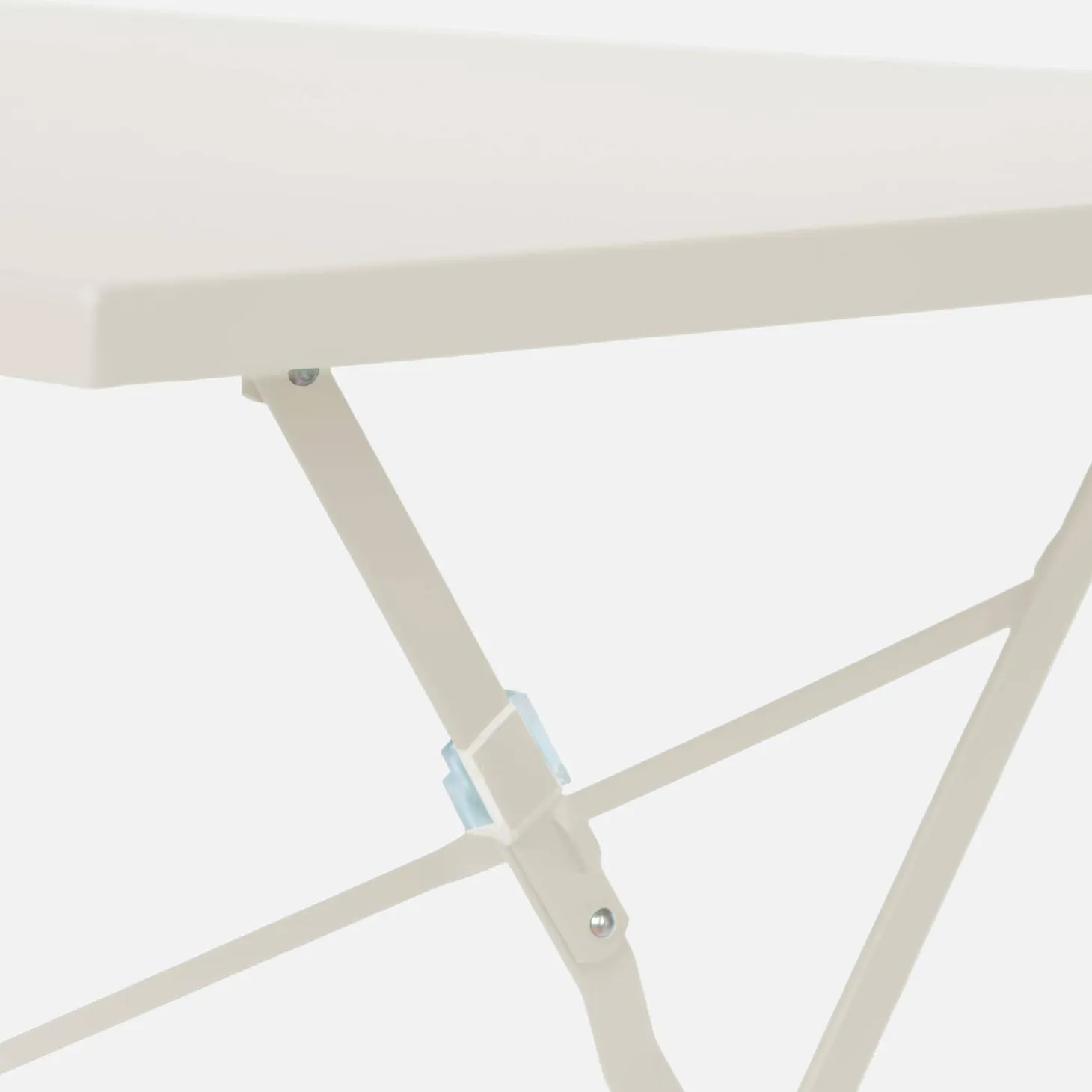 Bistrotafel met 4 stoelen inklapbaar metaal 110 x 70cm
