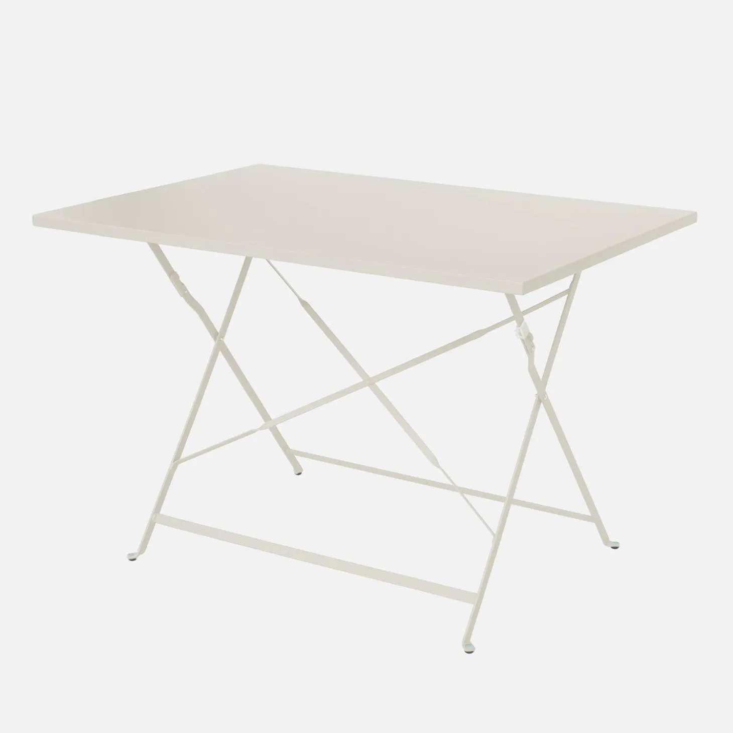 Bistrotafel met 4 stoelen inklapbaar metaal 110 x 70cm
