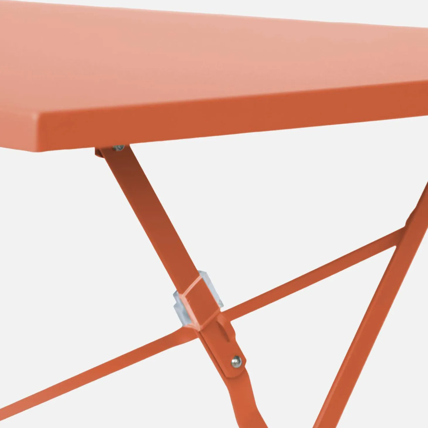 Bistrotafel met 4 stoelen inklapbaar metaal 110 x 70cm