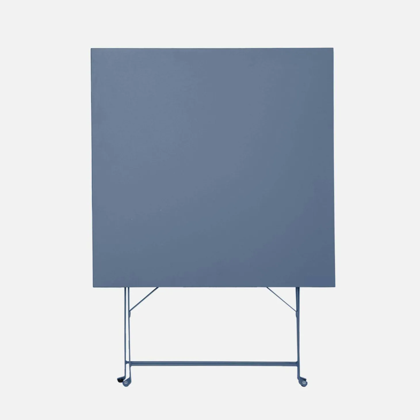 Bistrotafel met 2 stoelen inklapbaar metaal 70 x 70cm
