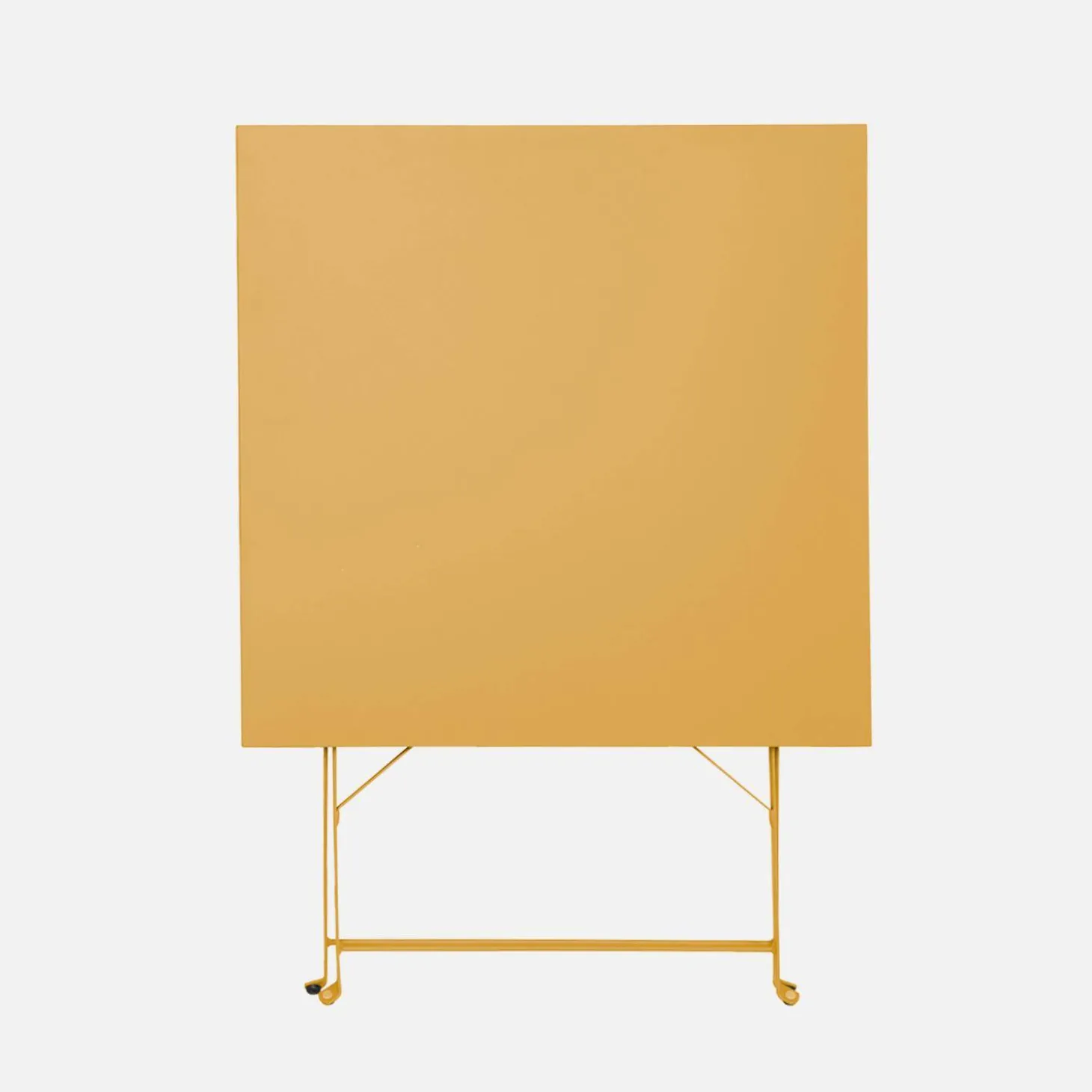 Bistrotafel met 2 stoelen inklapbaar metaal 70 x 70cm