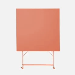 Bistrotafel met 2 stoelen inklapbaar metaal 70 x 70cm