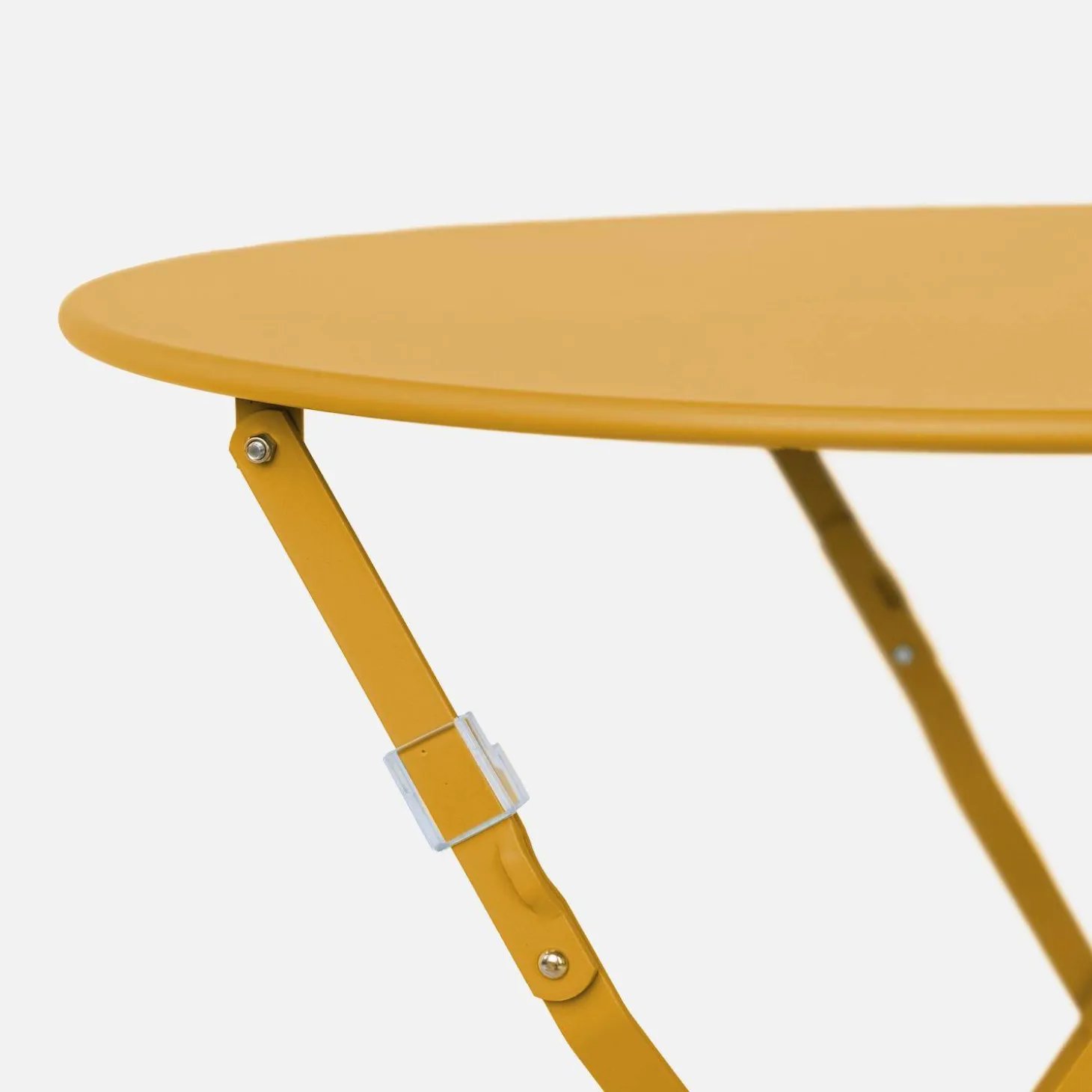 Bistrotafel met 2 stoelen inklapbaar metaal Ø60 x 70cm