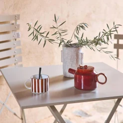 Bistrotafel met 2 stoelen inklapbaar metaal 70 x 70cm