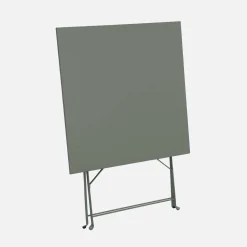 Bistrotafel voor 2 personen inklapbaar metaal 70 x 70cm