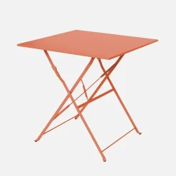 Bistrotafel voor 2 personen inklapbaar metaal 70 x 70cm