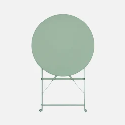Bistrotafel voor 2 personen inklapbaar metaal Ø60cm