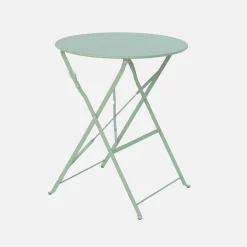 Bistrotafel voor 2 personen inklapbaar metaal Ø60cm