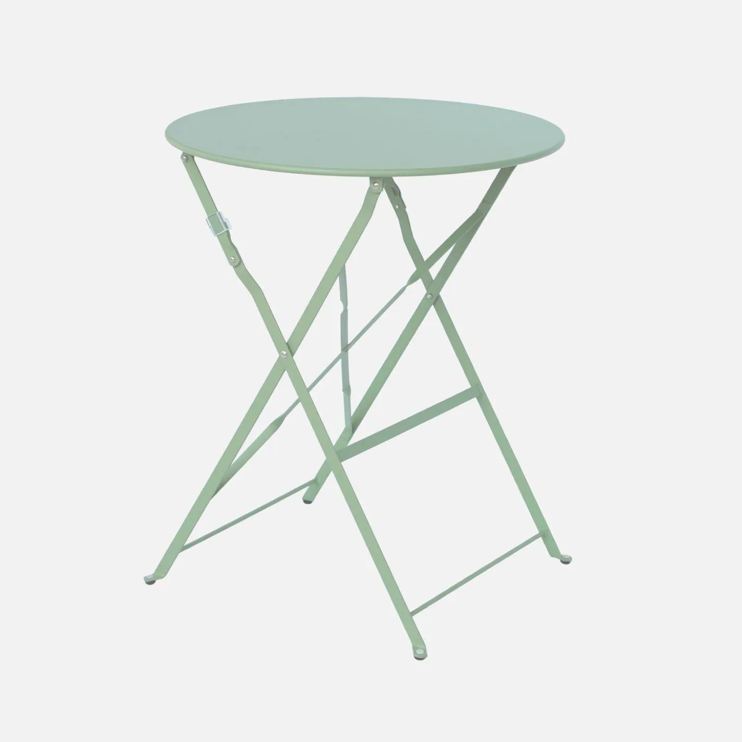 Bistrotafel voor 2 personen inklapbaar metaal Ø60cm