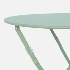 Bistrotafel voor 2 personen inklapbaar metaal Ø60cm