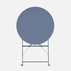 Bistrotafel voor 2 personen inklapbaar metaal Ø60cm