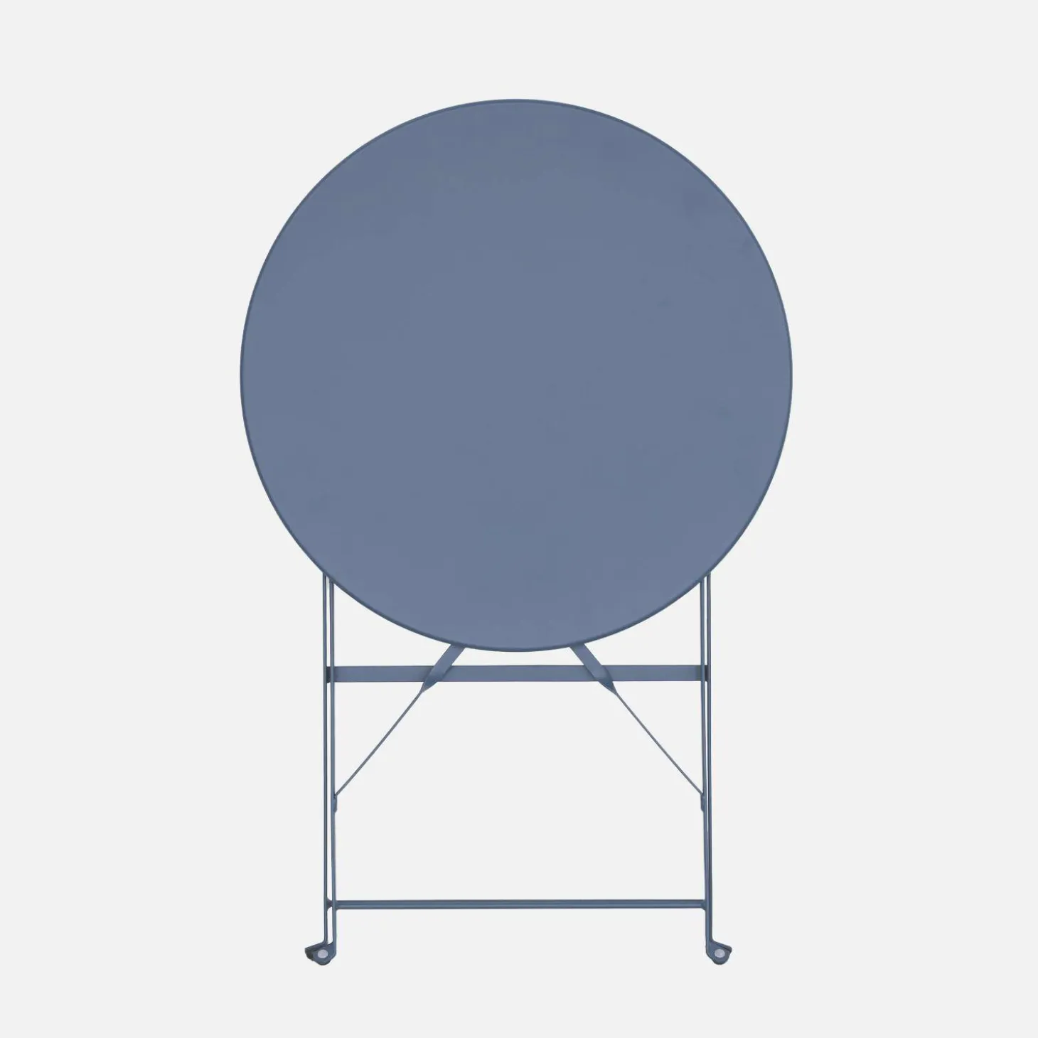 Bistrotafel voor 2 personen inklapbaar metaal Ø60cm