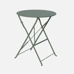 Bistrotafel voor 2 personen inklapbaar metaal Ø60cm