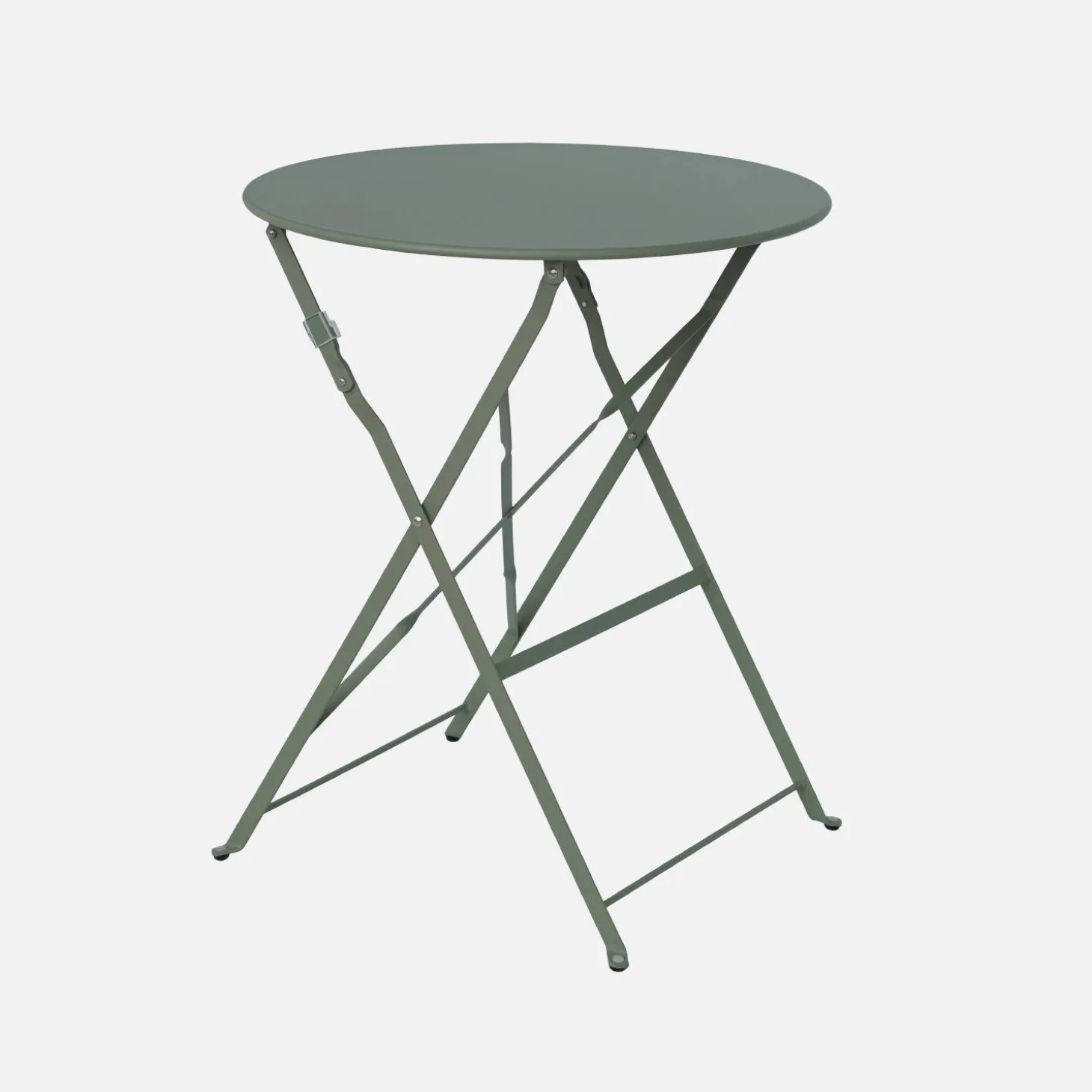 Bistrotafel voor 2 personen inklapbaar metaal Ø60cm