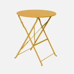 Bistrotafel voor 2 personen inklapbaar metaal Ø60cm