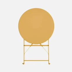 Bistrotafel voor 2 personen inklapbaar metaal Ø60cm