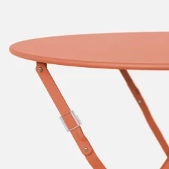 Bistrotafel voor 2 personen inklapbaar metaal Ø60cm