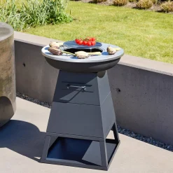 Brasero barbecue Ø59cm met opbergruimte