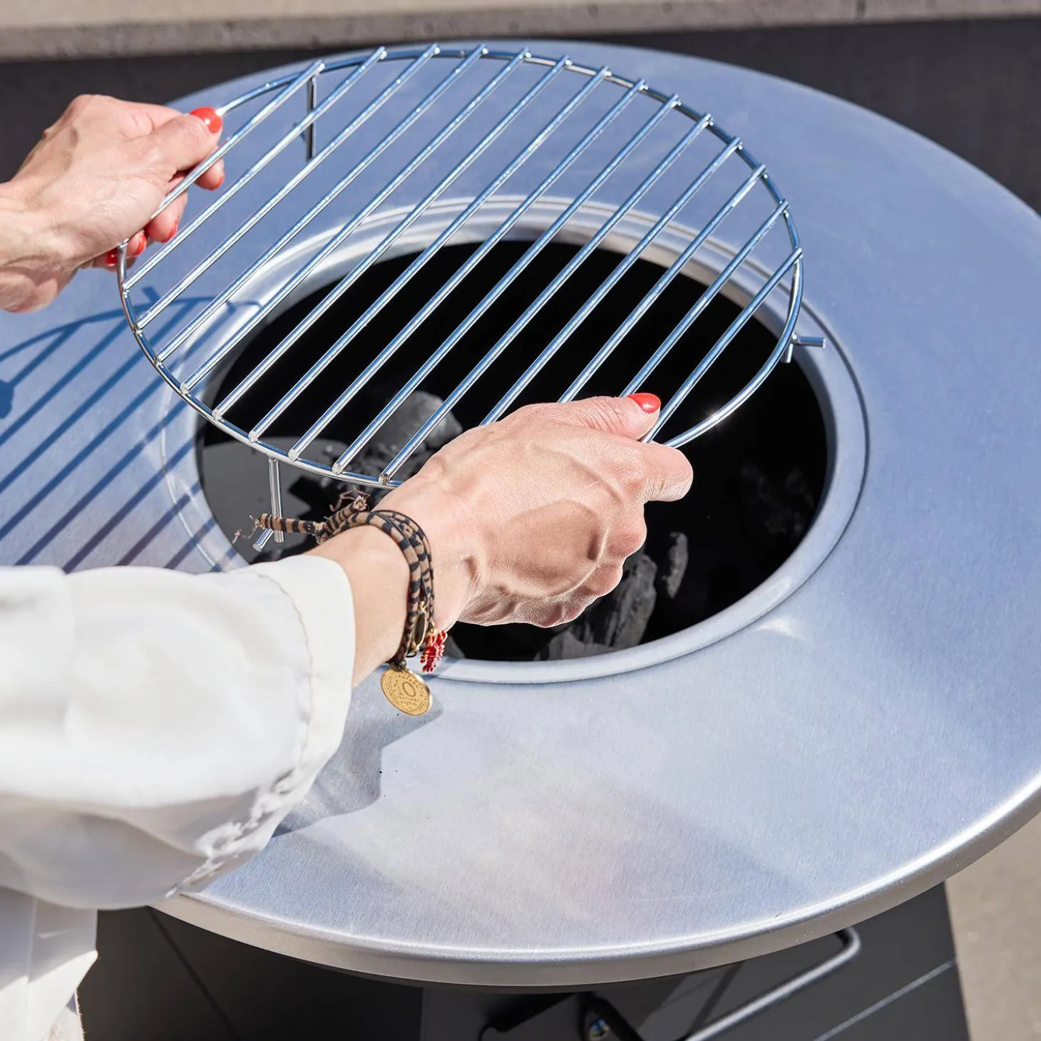 Brasero barbecue Ø59cm met opbergruimte