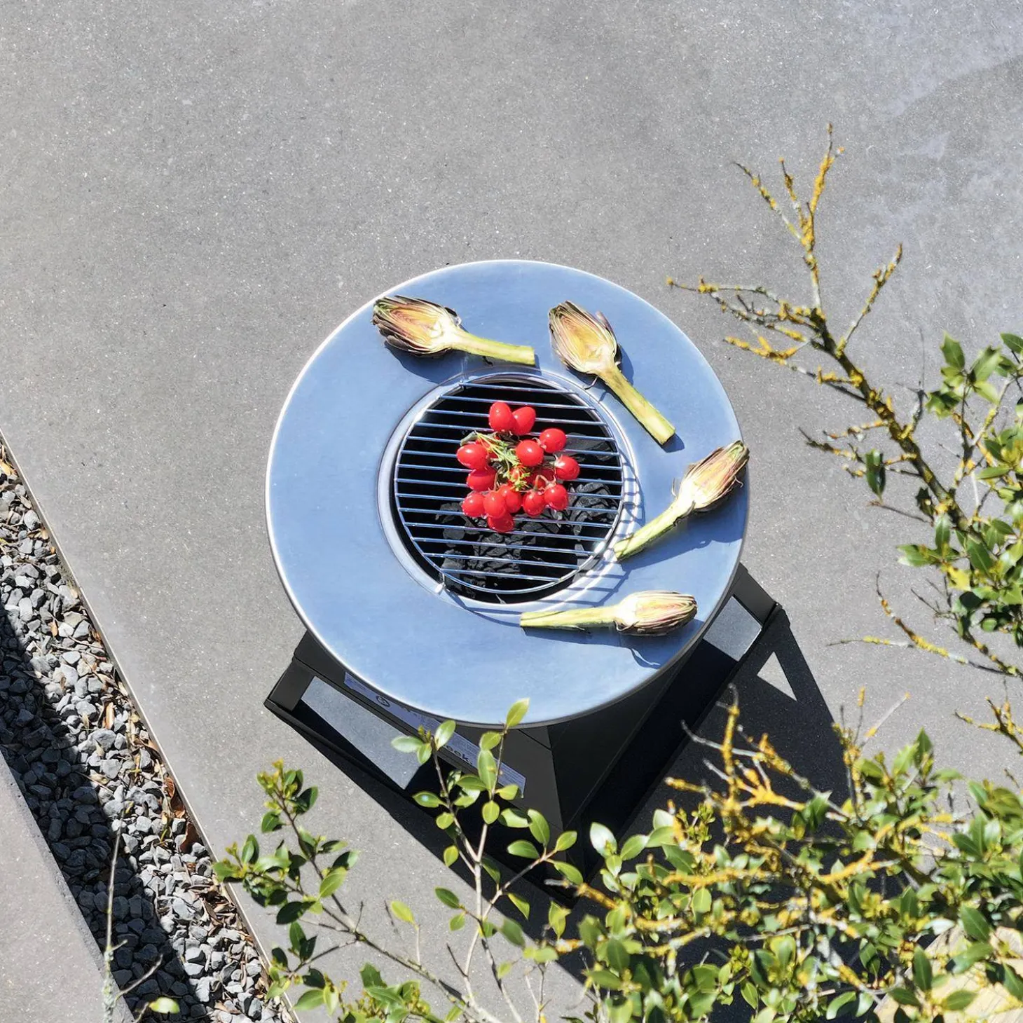 Brasero barbecue Ø59cm met opbergruimte